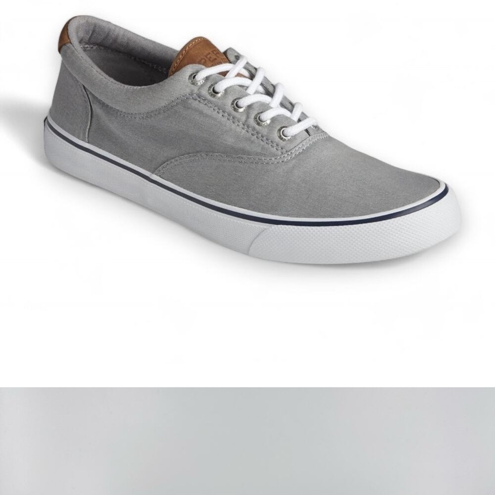 Sperry Men's Gray Canvas Sneakers